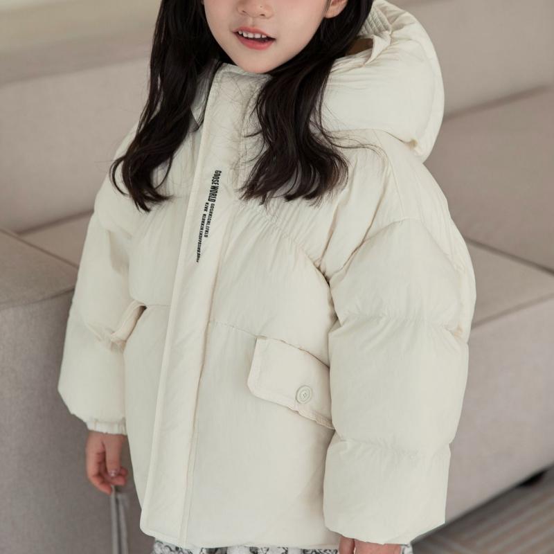 Новая зимняя детская одежда в корейском стиле для мальчиков и девочек, короткая мягкая утолщенная стеганая куртка, детский пуховик