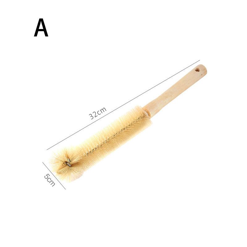 Щетка для чистки стекол из дерева, щетка для чистки стеклянных чашек