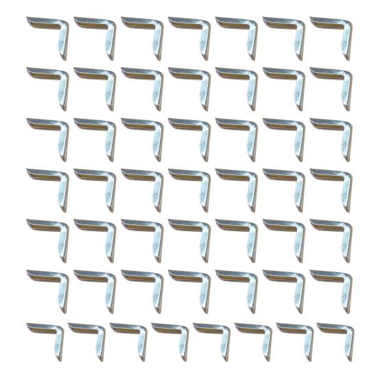 50 шт. Защитный чехол для уголка книги, прочный металлический, универсальный, для скрапбукинга, фотоальбома, меню, блокнота, папки, уголка файла, защитный чехол