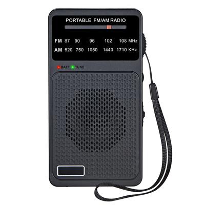 Портативное AM FM радио с клипсой для ремня, шнурком, разъемом для наушников 3,5 мм, карманного размера, Hi-Fi звук, расширенной выдвижной