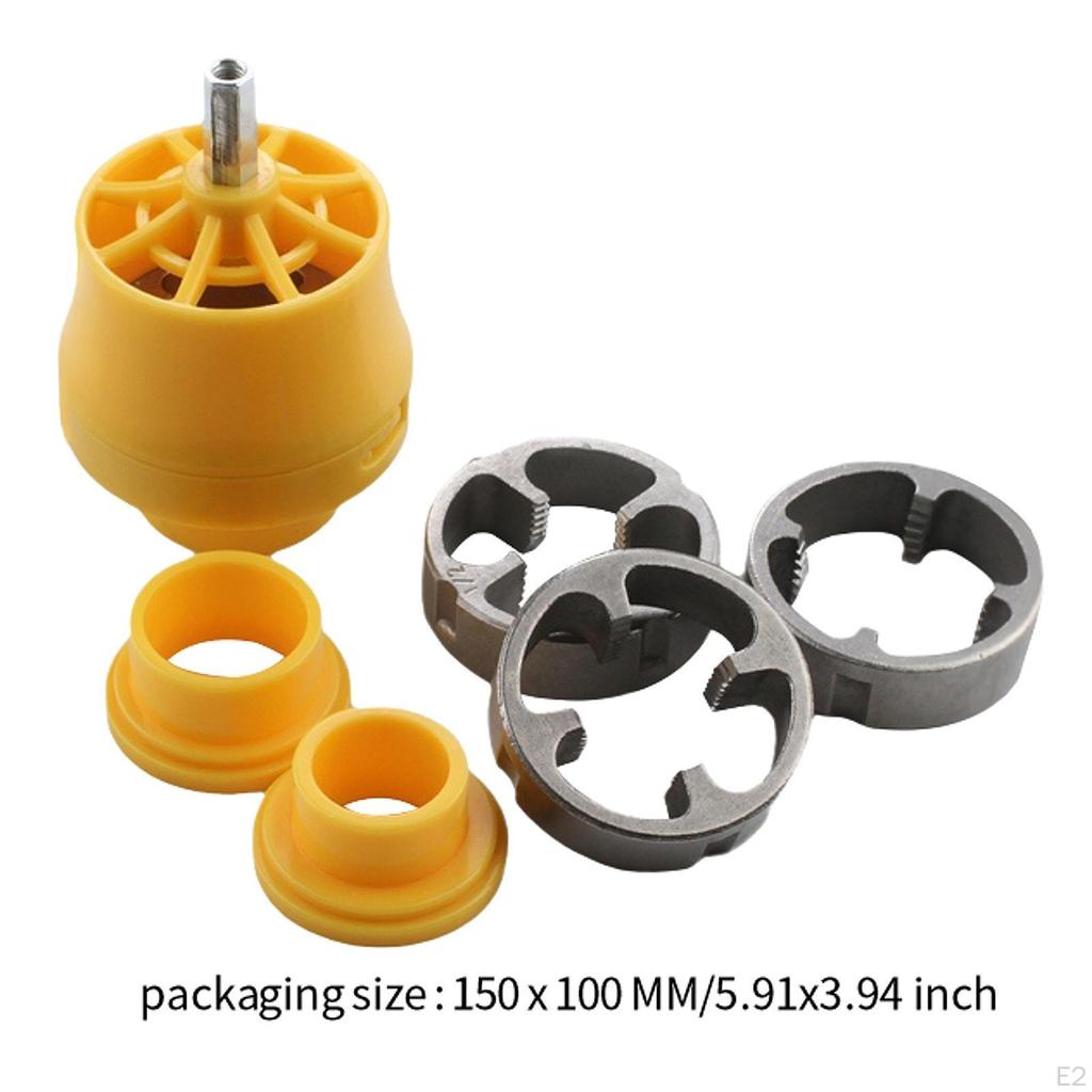 Набор инструментов для резьбонарезки труб, сантехнические инструменты, высокая производительность, простота использования, круглый