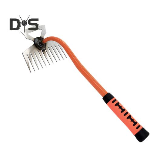 Ручной прополочник для садоводства, стальной прополочник с длинной ручкой, ручной инструмент для удаления сорняков для газона и сада