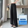 Ice Silk High Waist Wide Leg Sweatpants - Women's Summer Slimming, Loose Casual Pants