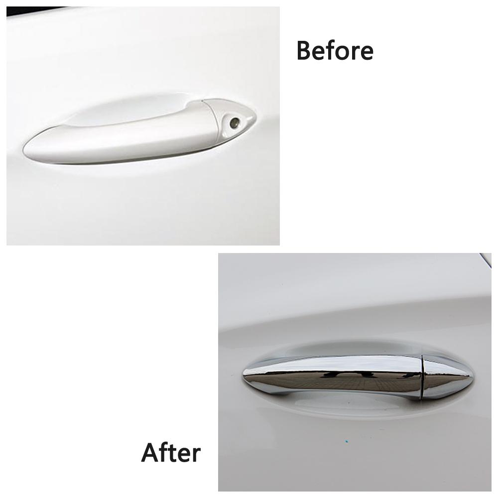 Для Vauxhall Opel Insignia B Astra K Ampera-e Хромированная внешняя дверная ручка Крышка Хромированная Стайлинговая Накладка Литая Рамка