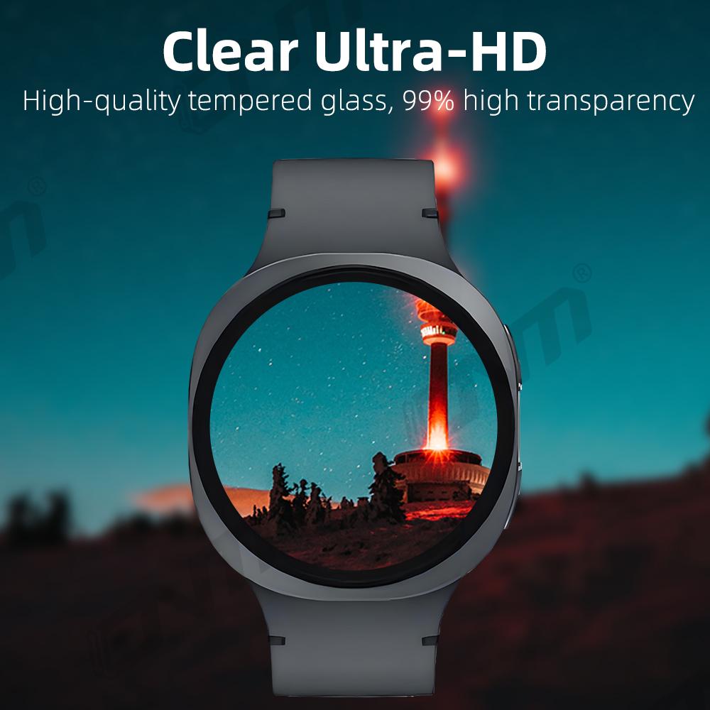 Защитное стекло для экрана Samsung Galaxy Watch 8 Classic - Твердость 9H, Ultra-HD, Устойчивость к царапинам