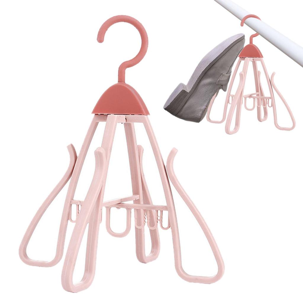 Сушилка для обуви Многоцелевая Экономия места на балконе Ванная Комната Хранение Складная Вращающаяся Легко Хранить Держатель для обуви Вешалка для обуви