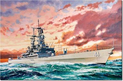PLATZ Американский атомный ракетный крейсер Dragon Arkansas Пластиковая модель DR7124 1/700 USS. CGN-41 (Корабль)