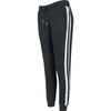 Pantalon De Jogging - Urban Classics - College Contrast - Noir/blanc - 63% Coton - Taille XS