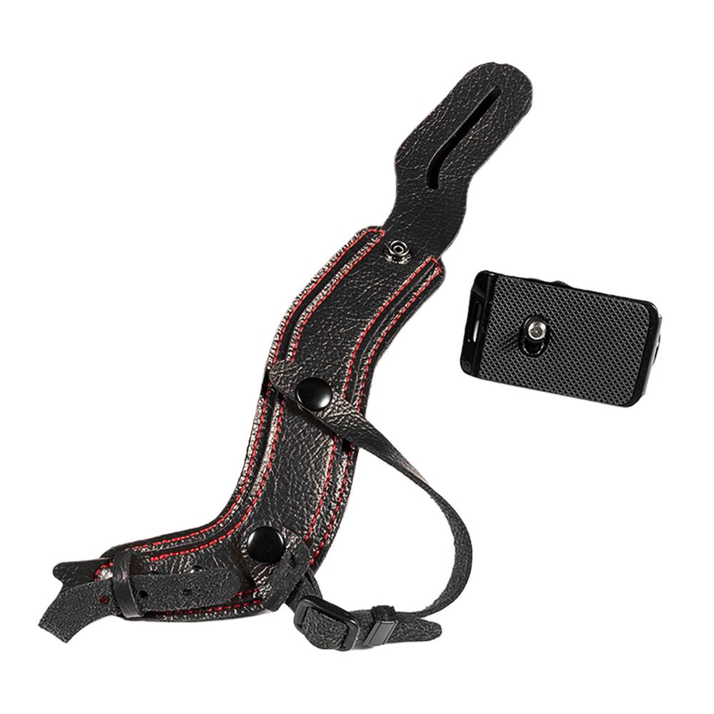 Кожаный ремешок на запястье для портативной цифровой зеркальной фотокамеры, ремень для захвата для Canon Nikon Sony Fujifilm SLR DSLR Аксессуары для фотосъемки