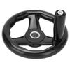 16mm Hole Diameter Lathe Hand Wheel 0.63 x 6.3in Hand Wheel Durable Universal Handwheel  Grinders