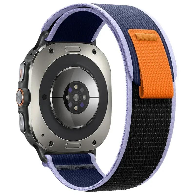 Нейлоновый ремешок Trail Loop для Samsung Galaxy Watch Ultra 47 мм Без зазоров Спортивный браслет Ремешок для Samsung Watch Ultra band Correa