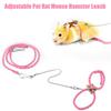 Small Lovely Ferret With Bell Gerbil Nylon Rope Hamster Leash Pet Supplies Walking Lead Mouse Vest