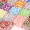 Yori 60 штук 10 мм Двухцветные Стеклянные Расписные Бусины для Рукоделия DIY Браслета Ожерелья Изготовления Украшений Декоративные Бусины
