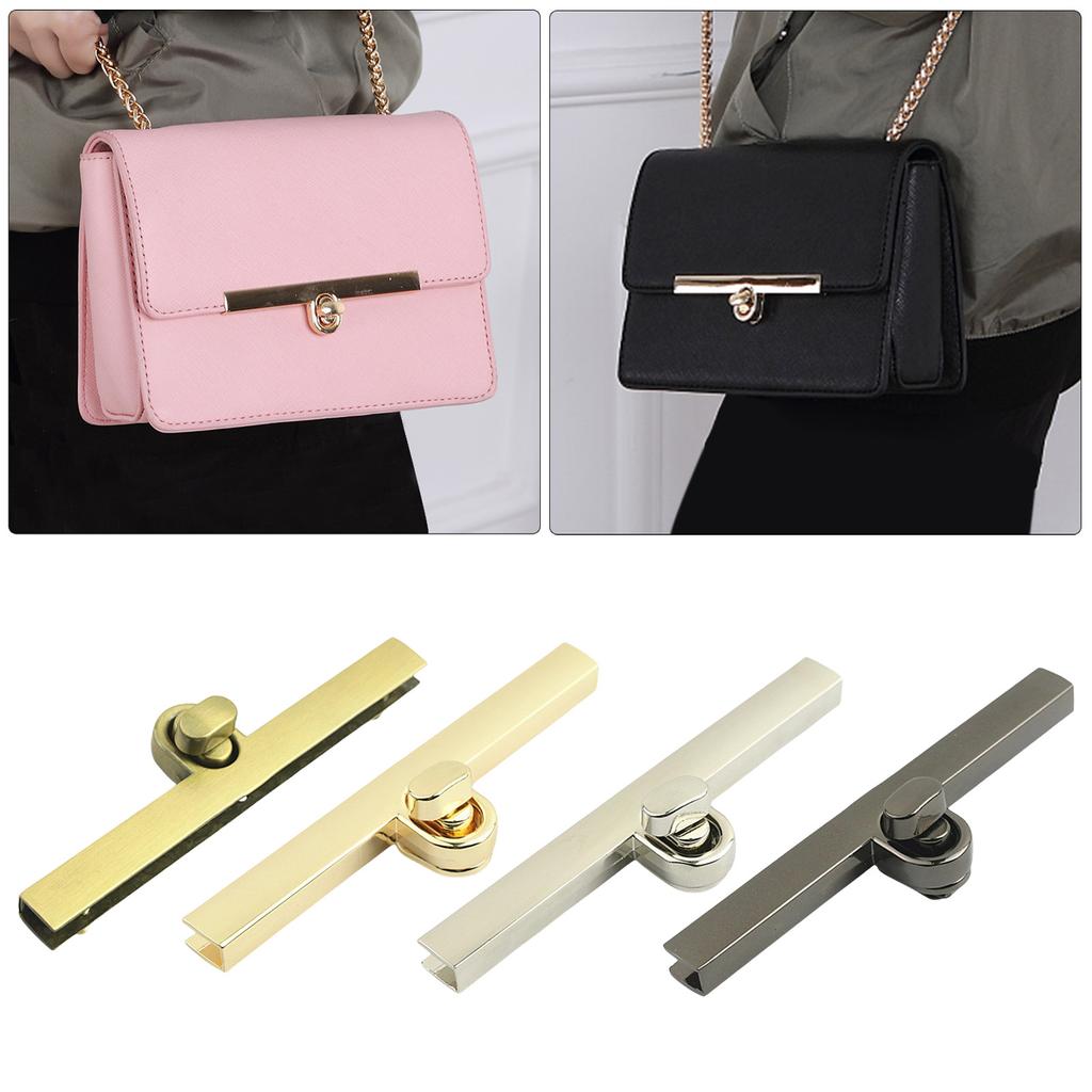 Fashion Metal Twist Lock Clasp 9.5CM for Handbag Craft Practical DIY Bag Hardware Purse Lock Replacement