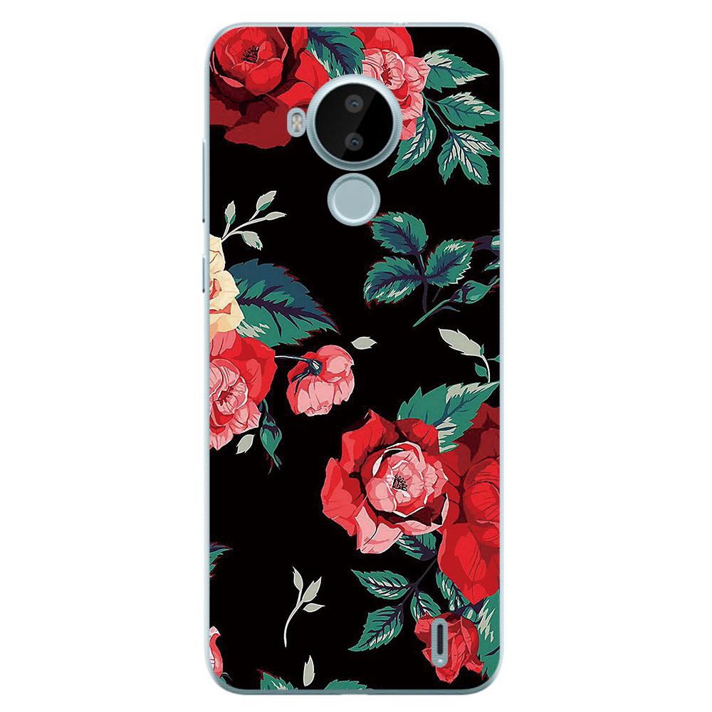 I Am Alone Phone Case For Nokia C30 2021 6.82 Inch Bags Fashion Luxury Color Cartoon Printed Paint Mobile