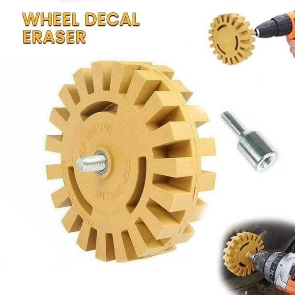 Pneumatic Rubber Removal Disc Car Body Sticker Remover Protecting Car Paint Surfaces Adhesive Cleaner Tool