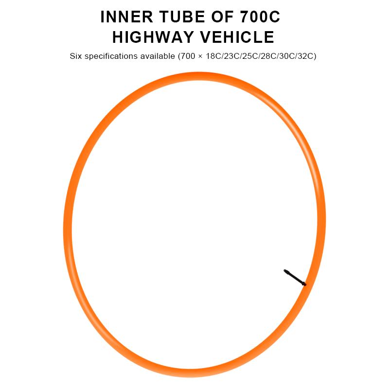 Велосипедная камера 700Cx18 25 28 32 Сверхлегкий материал TPU Шоссейная велосипедная покрышка 65 мм Длина французский клапан Presta Аксессуары для велоспорта