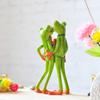 Funny Leggy Frog Statue Sculpture Nordic Creative Animal Indoor Figurines Office Living Room Desktop Home Decoration Accessories