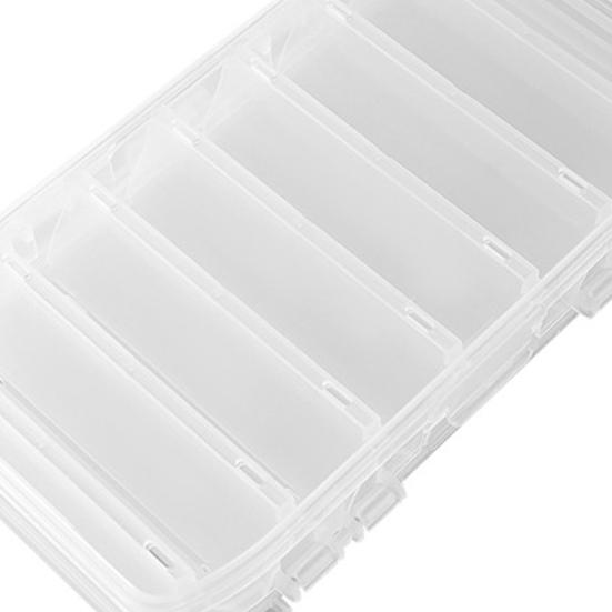 Двухсторонний ящик для рыболовных приманок, портативный, прозрачный, водонепроницаемый, прочный, искусственные, ручные, мягкие, рыболовные принадлежности, органайзер, кейс для хранения