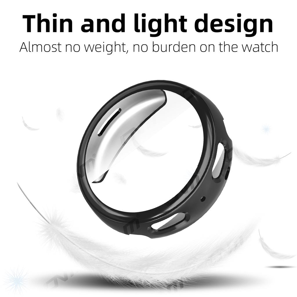 Case for Amazfit Active Max Screen Protector Case Soft TPU All-Around Protective Bumper Cover Shell for Active Max Accessories