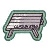 CAPTAIN STAG Outdoor CS Design Patch алюминиевый рулонный стол компактный 76 x 52 мм UM-1632