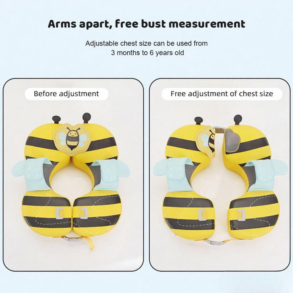 Baby Swim Float Non-inflatable Waterproof Baby Swimming Float Ring Kids Swim Trainer for 3-72 Months Baby Boys Girls Infant Pool Float