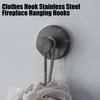 Крючок на присоске из нержавеющей стали 304 Установка без сверления Прочный крючок для полотенец Зеркала для ванной Передняя дверь Вешалка