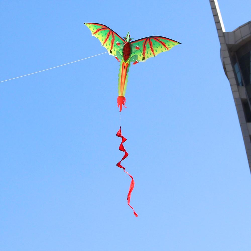 3D D-ragon K-ite Kids Toy  Outdoor Flying Activity Game Children With Tail