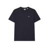 FILA Original Solid Color Logo Embroidered Comfortable Lightweight Breathable Short Sleeve Round Neck T-Shirt Unisex T-Shirts Black F51M519101F-BK