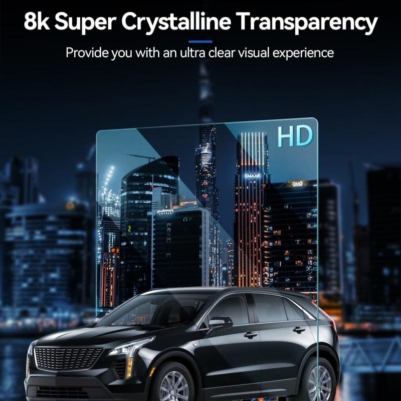 8 Inch Navigation Tempered Glass Touch Screen Protective Film For Cadillac XT4 CT4 -2025 Car Interior Accessories