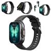 TWS 2 In 1 Smart Sports Watch Wireless Bluetooth Headset Calling Health Monitor Fitness Record Watches With Headset for Men Women