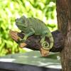 Hars Chameleon Standbeeld Wandmontage Hagedis Diy Открытый Tuin Boom Decoratie Sculptuur Voor Домашний офис Tuin Декор Орнамент