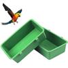 Bath Tub For Parrot Parakeet Pet Bird Bowl Bird Food Box Parrot Bath Basin Parakeet Food Dispenser