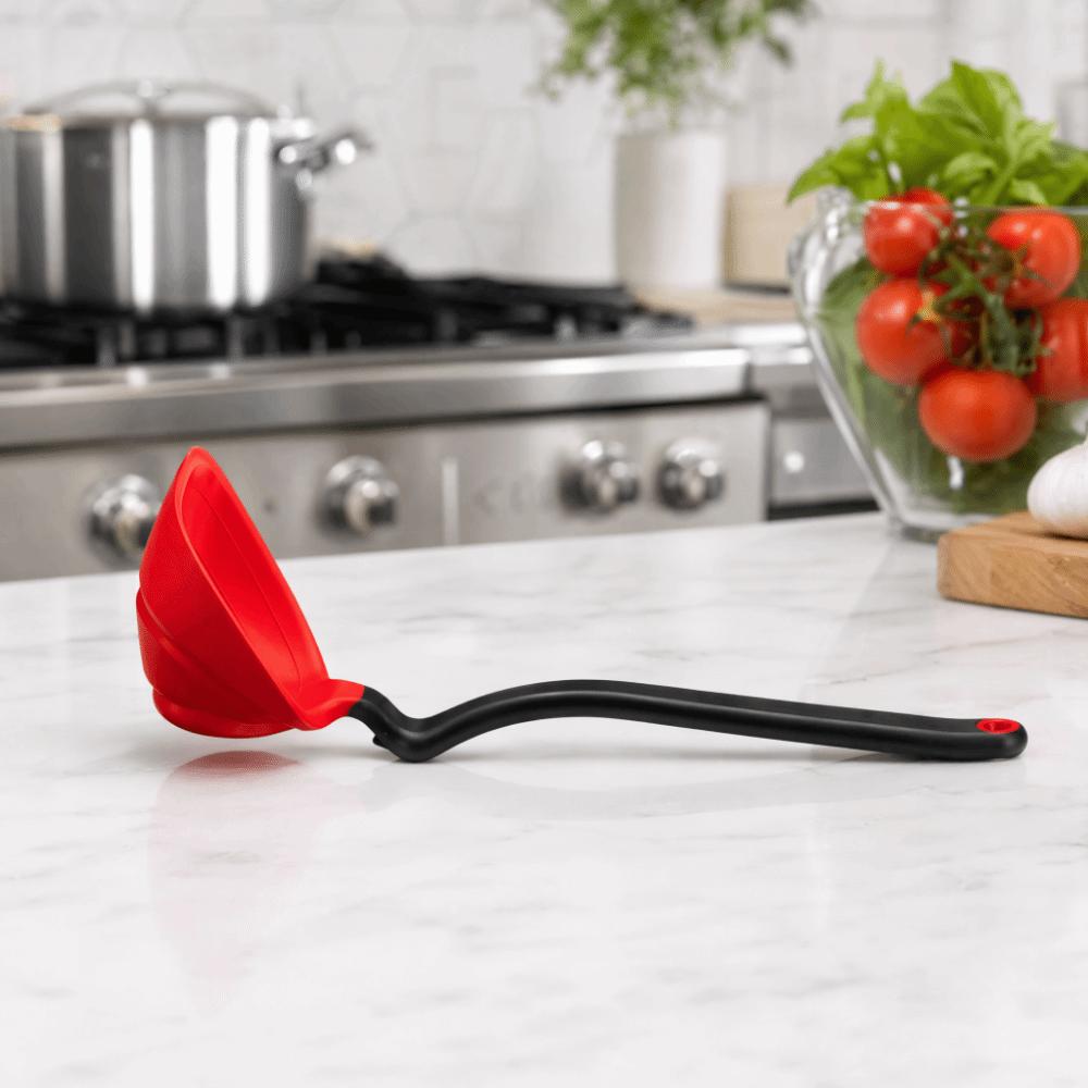 Anti Scalding Silicone Spatula Multifunctional Cooking Utensils Tool Restaurant