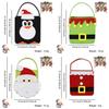Festive Nonwoven Christmas Themed Tote Bags For Kids With Adorable Designs