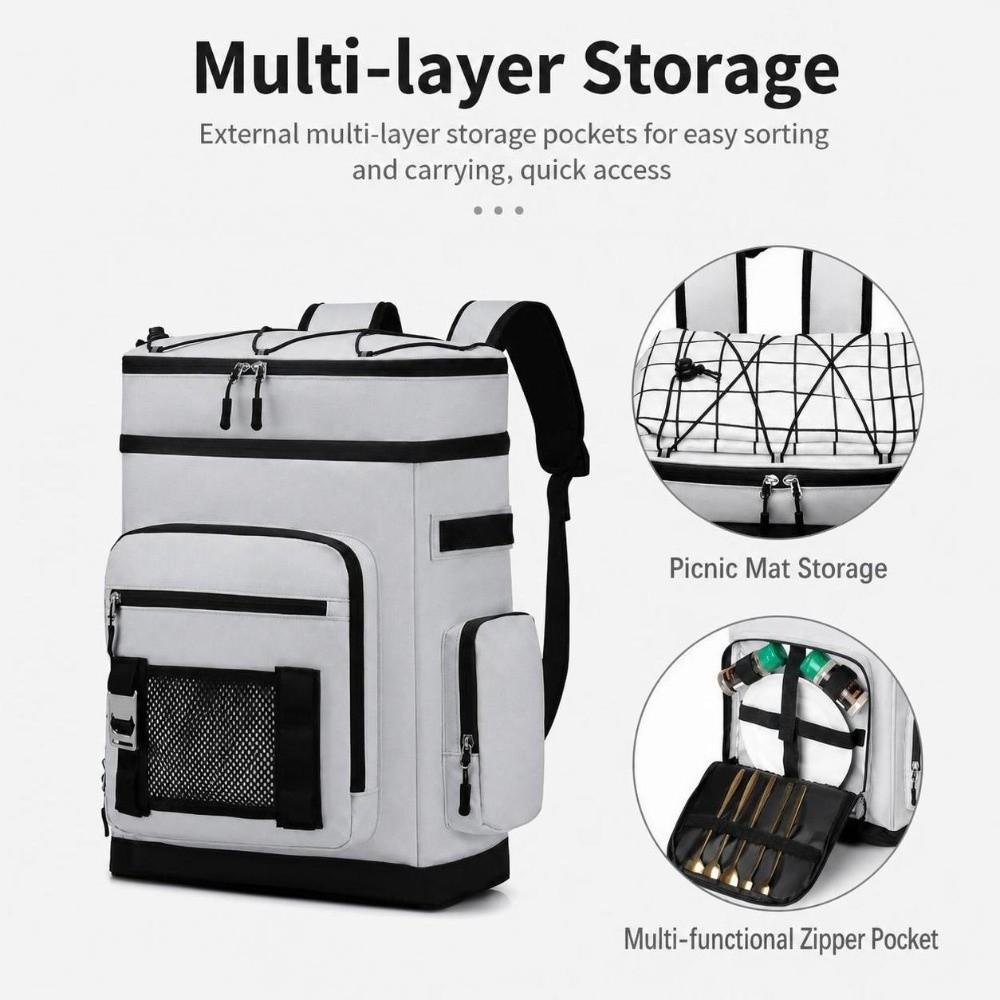 Large Capacity Cooler Backpack Waterproof Cooler Bag Newest Insulated Bag Camping