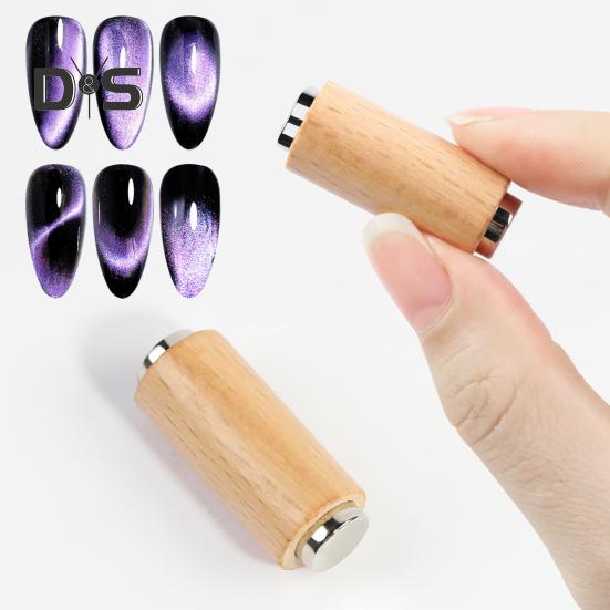 Магнитная палочка для геля «кошачий глаз» с Y-образной железной проволокой, двухголовый цилиндрический магнитный стержень, домашний салон, инструменты для маникюра и дизайна ногтей, аксессуары