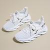 Летние новые корейские дышащие женские туфли Flyknit, студенческие повседневные туфли, женские кроссовки на толстой подошве для женщин