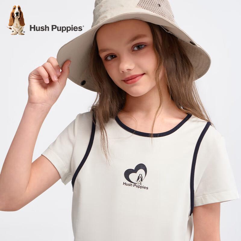 Девочковая футболка Hush Puppies с коротким рукавом, быстросохнущая