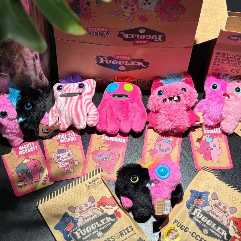 Плюшевая игрушка Fuggler Серия Baby Pinkles Настоящая Мягкая Брелок Игрушка Милый Коллекционный Забавный Уродливый Монстр Подвеска Шарм для Сумки Подарок