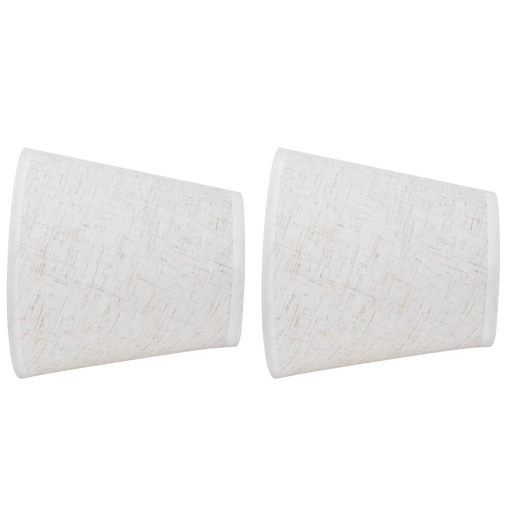 2 шт. абажур для настольной лампы, тканевый зажим на абажуре для E14, винтовой подсвечник, лампа, люстра