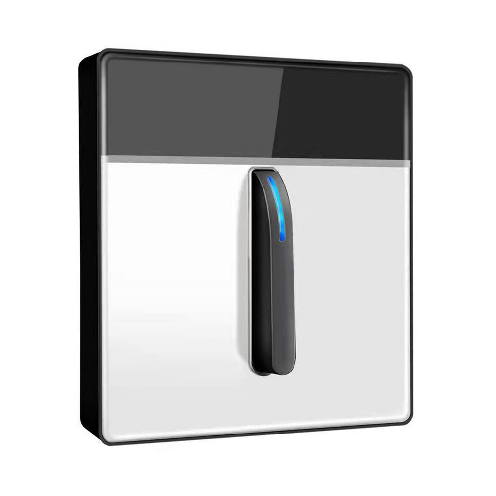 Wall Button Light Switches Tempered Glass Panel LED Switches 1/2/3 Gang Wall Glasses Panel Switches with Led Indicator