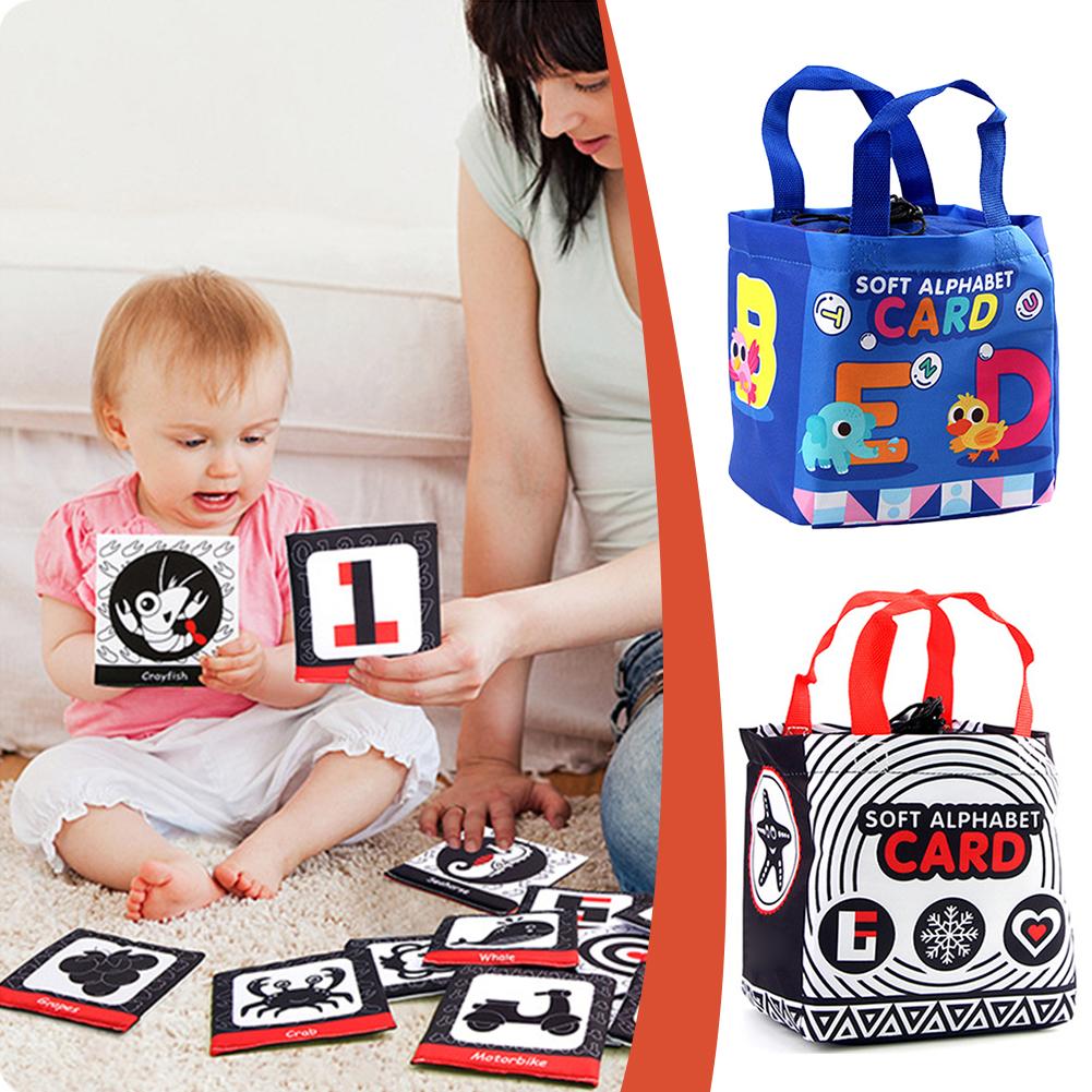 Детская тканевая карточка, супер мягкая, изысканный узор, моющаяся, разрываемая, для младенцев, не выцветающая, Enlighte F3F8