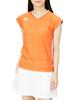 Рубашка с коротким рукавом Game Shirt оранжевая S [YONEX] (Приталенная рубашка) Женский (005)