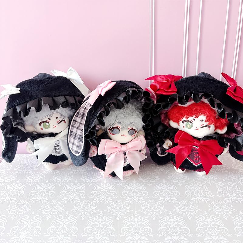 G-Trigger Plush Clothes Клетчатые кроличьи уши Kigurumi для мягких игрушек [Для 10-15 см] [Oshikatsu Goods] [Параллельный импорт]