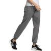 Adidas Solid Color Logo Embroidered Joggers Women Bottoms Gray HZ7063