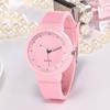 Fashion Silica Gel Strap Unisex Wristband Student Quartz Analog Watches Accessories