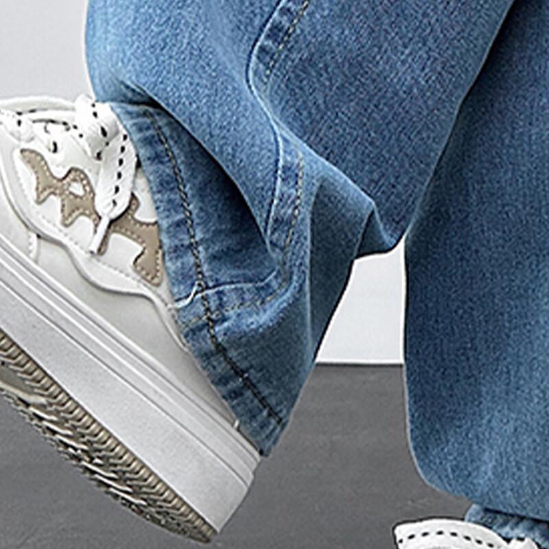 Jeanswest Men's Casual Loose Fit Straight Leg Denim Jeans