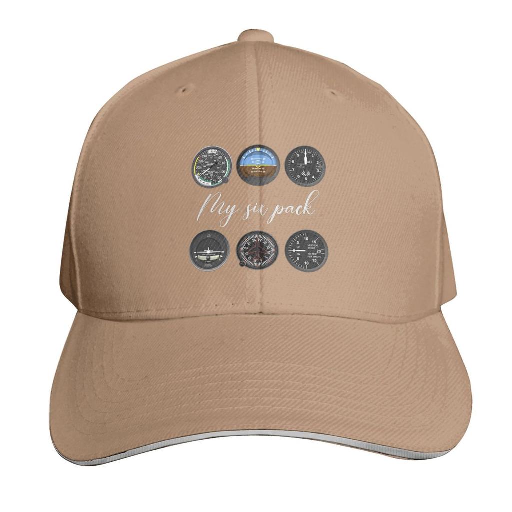 Pilot Cockpit Airplane Six Pack Flight Intruments Cap Casual Baseball Caps Adjustable Hat Hip Hop Summer Unisex Baseball Hats