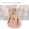 DIY Unfinished Mahogany Wooden Body Replace Part for TL F Electric Guitar